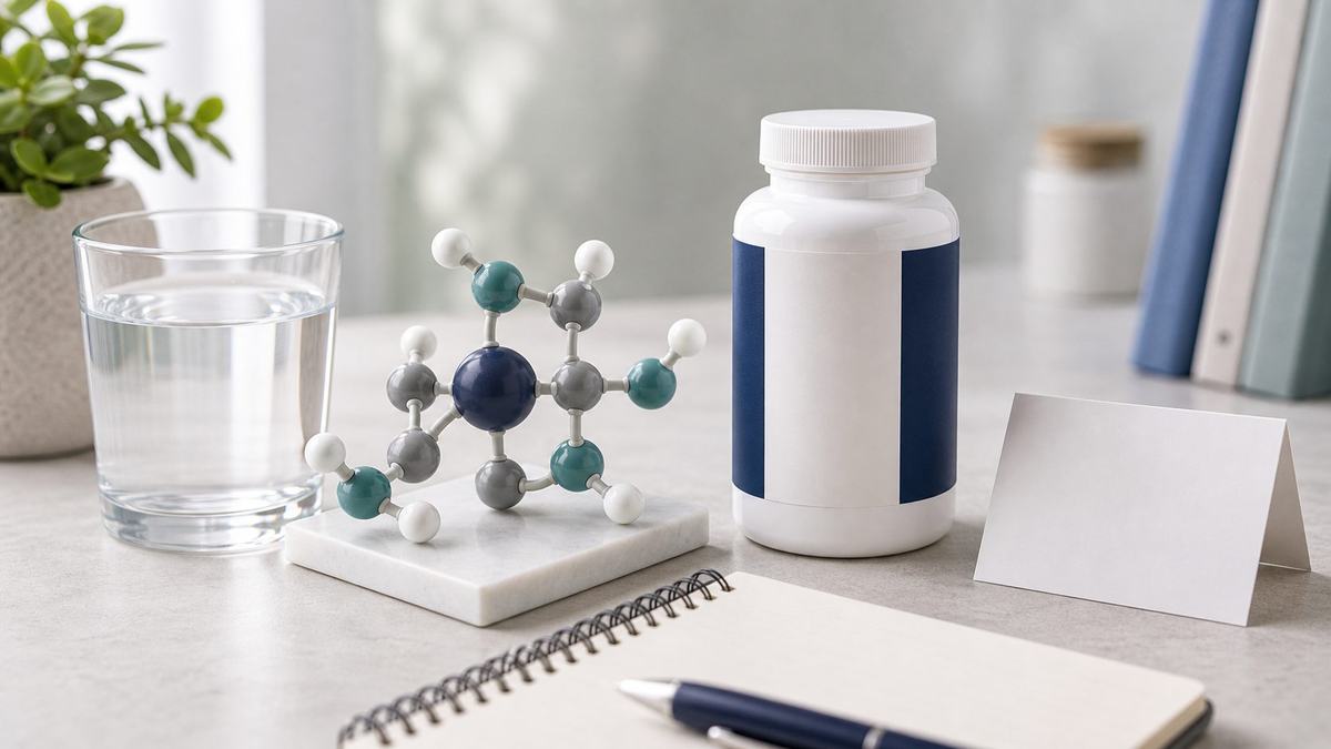 Chelated magnesium glycinate as part of a calm nighttime routine.