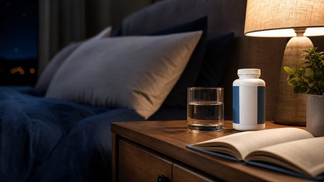 Magnesium glycinate for sleep as part of a calm nighttime routine.
