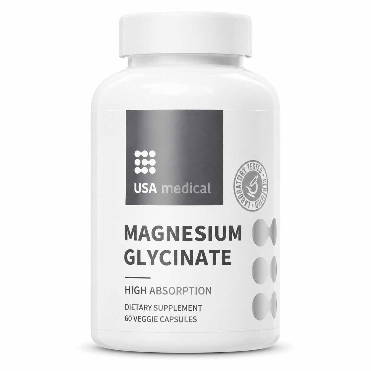 USA Magnesium Glycinate by USA Medical